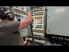 Small dry ice cleaning machine for cleaning distribution cabinets