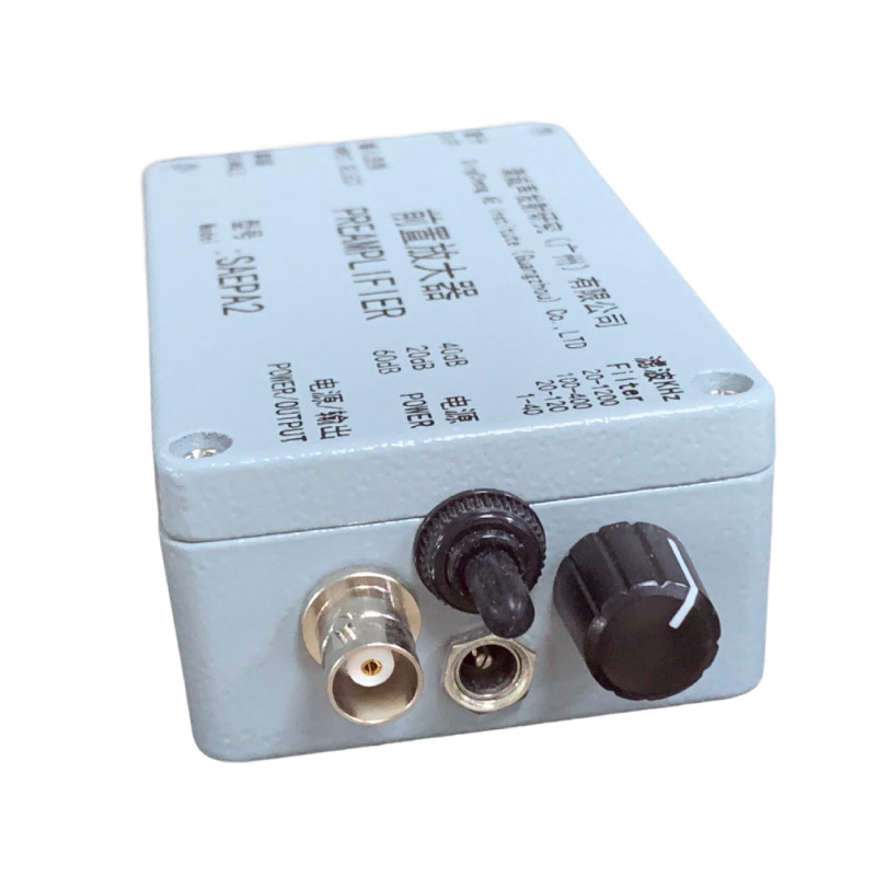 IP65 _PAS _Acoustic Emission Preamplifier _20/40/60 dB Gain